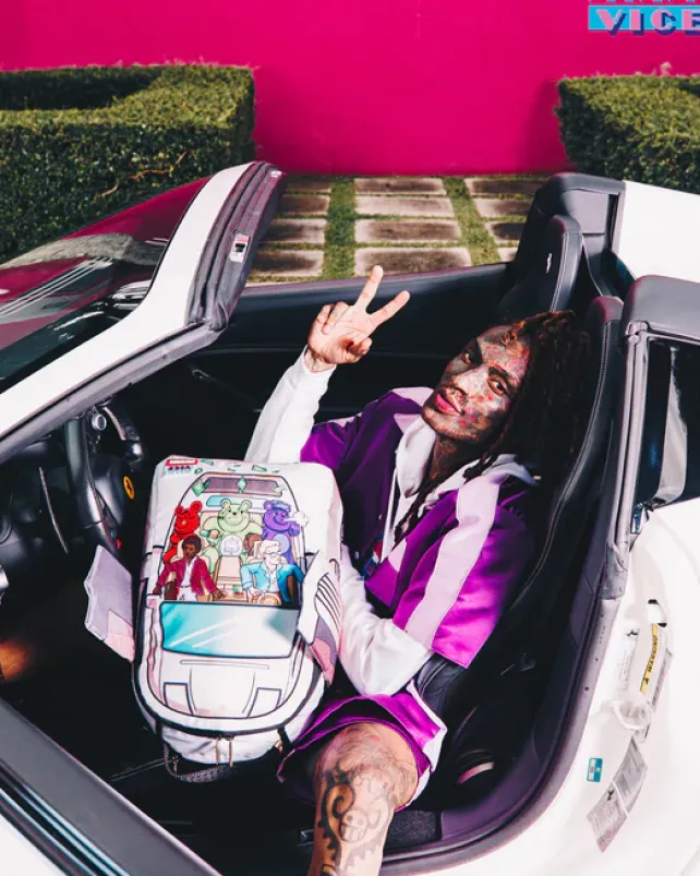 BACKPACKS>SPRAYGROUND MIAMI VICE WINGS UP BACKPACK (DLXV)