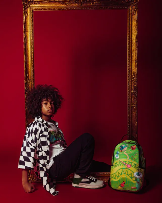 MINI BACKPACKS|BACKPACKS>SPRAYGROUND MINI ALIEN FARM BACKPACK