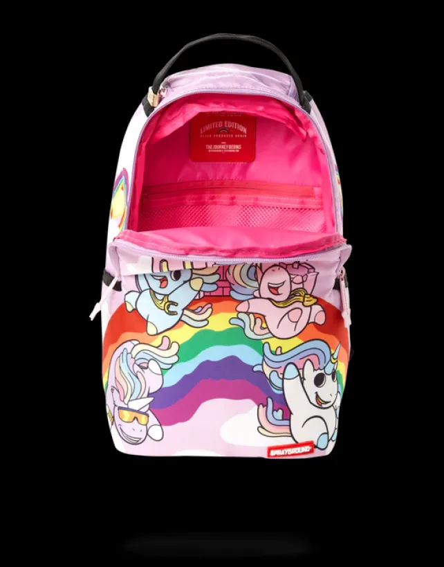 MINI BACKPACKS|BACKPACKS>SPRAYGROUND MINI RAINBOW BOUNCE BACKPACK