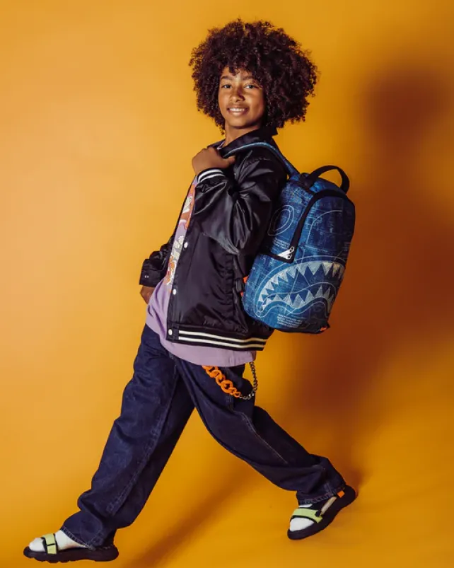 MINI BACKPACKS|BACKPACKS>SPRAYGROUND MINI SCHEMATICS SHARK BACKPACK