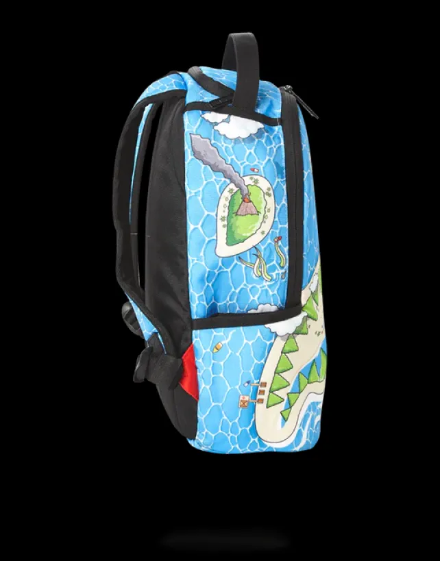 MINI BACKPACKS|BACKPACKS>SPRAYGROUND MINI WELCOME TO SHARK ISLAND BACKPACK