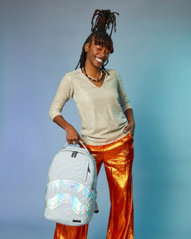 BACKPACKS>SPRAYGROUND MIRASHAKU IRIDESCENT QUILT BACKPACK