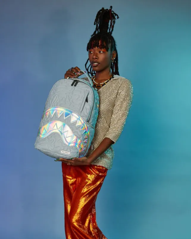 BACKPACKS>SPRAYGROUND MIRASHAKU IRIDESCENT QUILT BACKPACK