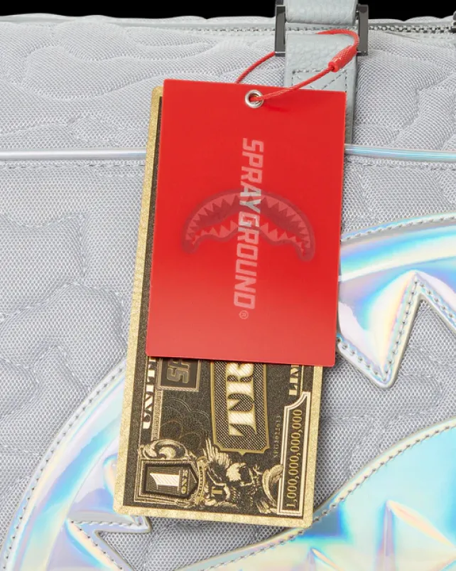 DUFFLES>SPRAYGROUND MIRASHAKU IRIDESCENT QUILT DUFFLE