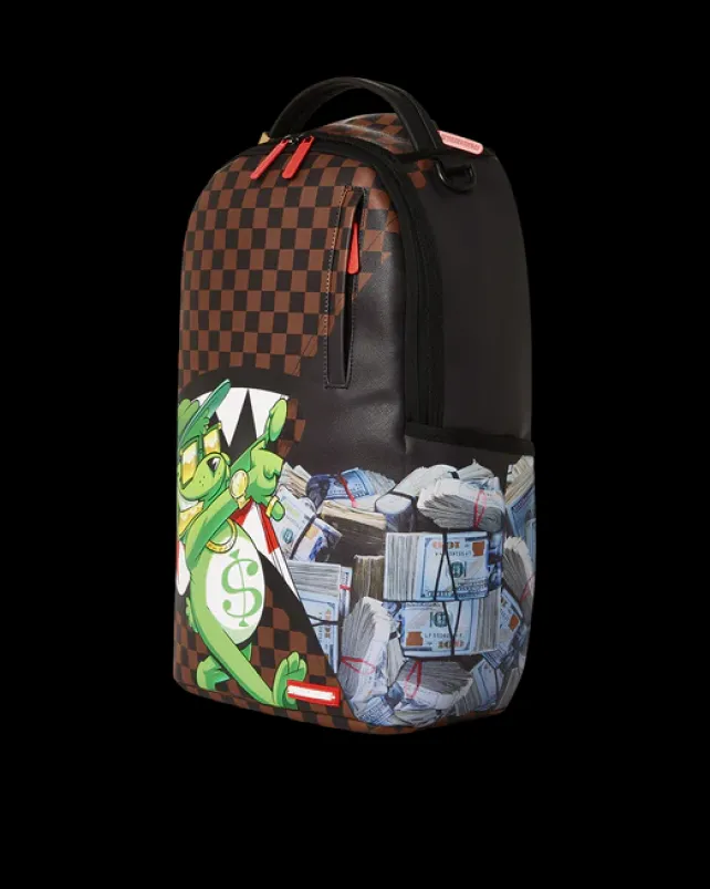 BACKPACKS>SPRAYGROUND MONEY BEAR ALL WILL BE REVEALED BACKPACK (DLXV)