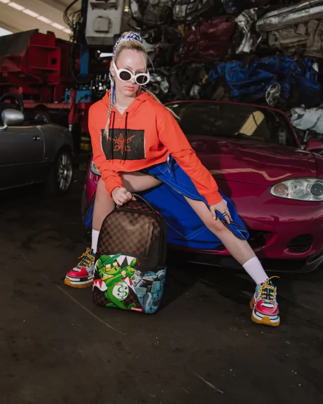 BACKPACKS>SPRAYGROUND MONEY BEAR ALL WILL BE REVEALED BACKPACK (DLXV)