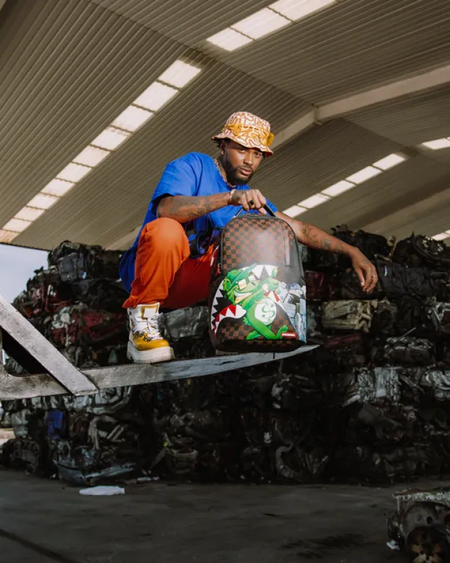 BACKPACKS>SPRAYGROUND MONEY BEAR ALL WILL BE REVEALED BACKPACK (DLXV)