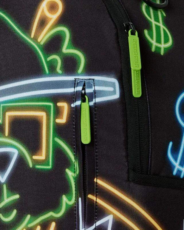 BACKPACKS>SPRAYGROUND MONEY BEAR CITY LIGHTS BACKPACK