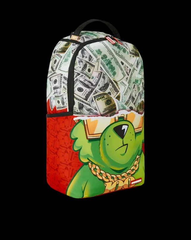 BACKPACKS>SPRAYGROUND MONEY BEAR STEADY TRIPPIN BACKPACK