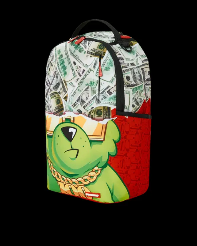BACKPACKS>SPRAYGROUND MONEY BEAR STEADY TRIPPIN BACKPACK