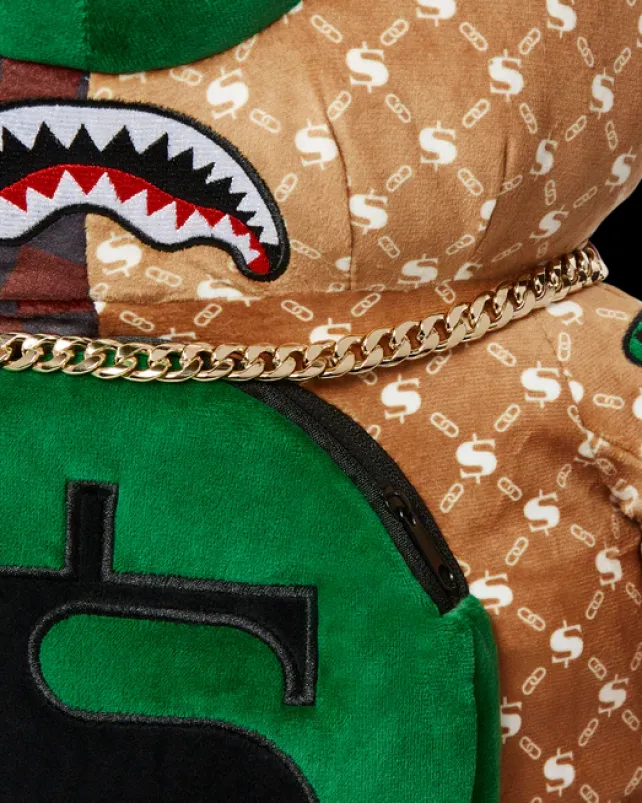 TEDDY BEAR BACKPACKS|BACKPACKS>SPRAYGROUND MONEY BEAR TEDDYBEAR BACKPACK PARIS VS FLORENCE