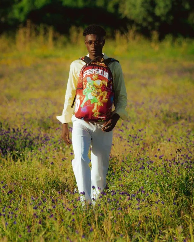 BACKPACKS>SPRAYGROUND MONEY BEAR VS ASTROMANE (DLXR)