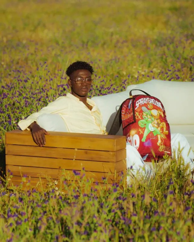 BACKPACKS>SPRAYGROUND MONEY BEAR VS ASTROMANE (DLXR)