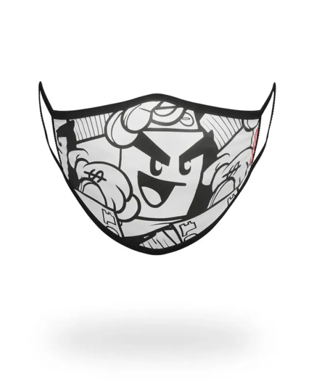 FACE MASKS>SPRAYGROUND MONEY BOYS FORM-FITTING MASK
