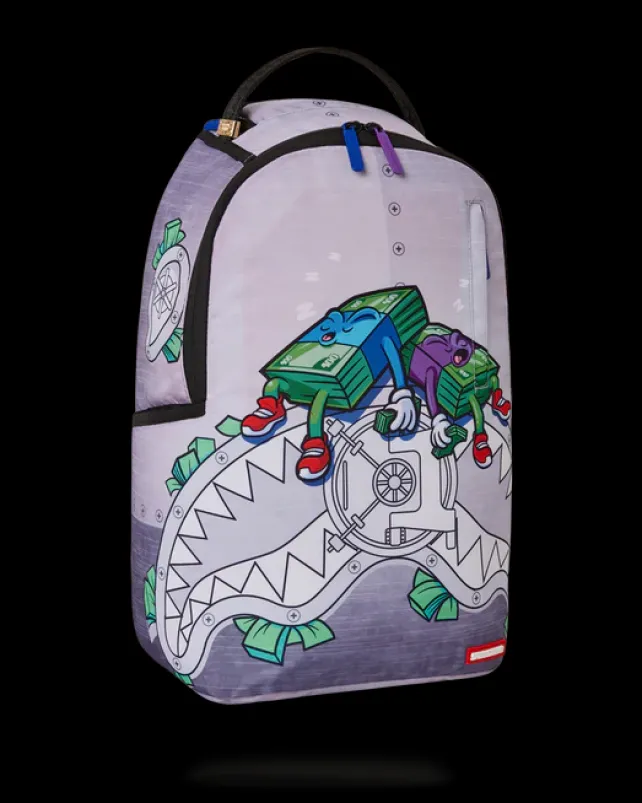 BACKPACKS>SPRAYGROUND MONEY BOYS I MAKE MONEY WHILE I SLEEP KNAPSACK (DLXR)