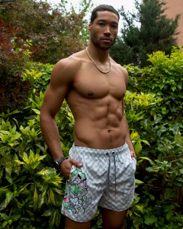 SWIMWEAR>SPRAYGROUND MONEY BOYS SANDBAR SWIM TRUNKS