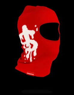 SKI MASKS>SPRAYGROUND MONEY DRIP SKI MASK (RED)