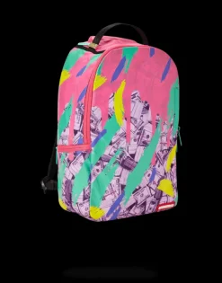 BACKPACKS>SPRAYGROUND MONEY PINK CAMO DRIP