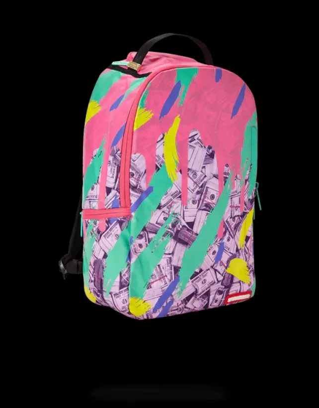BACKPACKS>SPRAYGROUND MONEY PINK CAMO DRIP