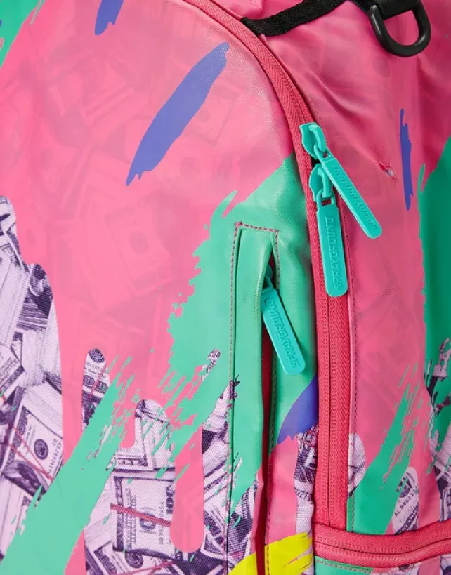 BACKPACKS>SPRAYGROUND MONEY PINK CAMO DRIP