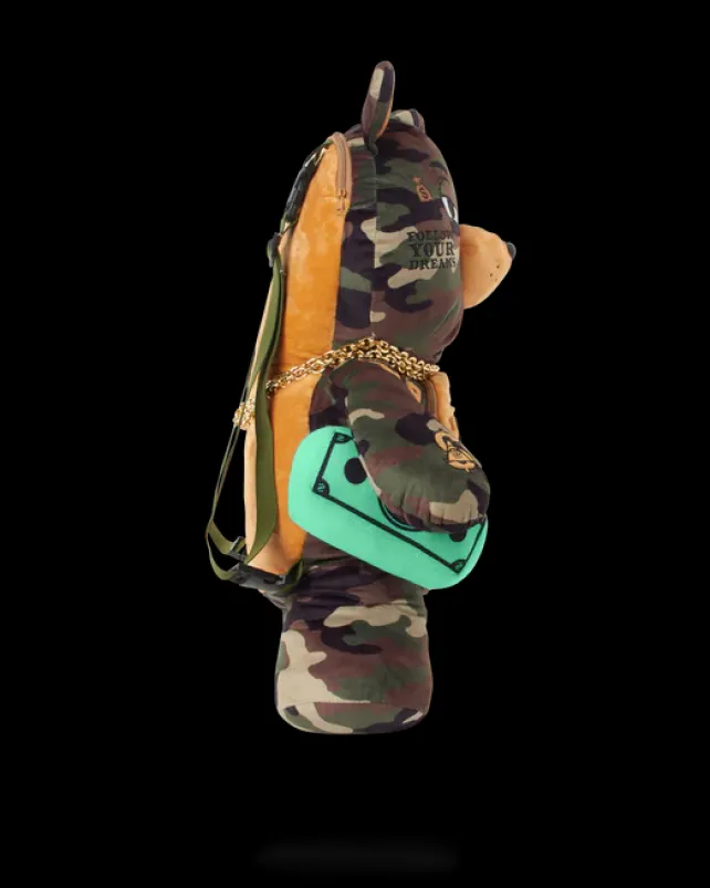 TEDDY BEAR BACKPACKS|BACKPACKS>SPRAYGROUND MONEYBEAR TEDDY BEAR BACKPACK