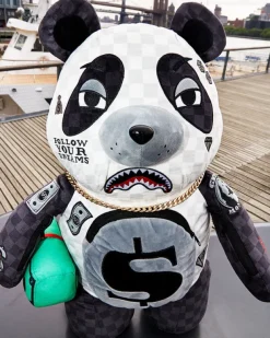 TEDDY BEAR BACKPACKS|BACKPACKS>SPRAYGROUND MONEYBEAR TEDDYBEAR BACKPACK PANDA PANDA PANDA