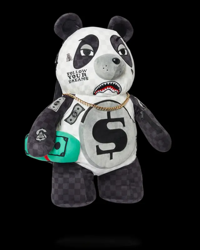TEDDY BEAR BACKPACKS|BACKPACKS>SPRAYGROUND MONEYBEAR TEDDYBEAR BACKPACK PANDA PANDA PANDA