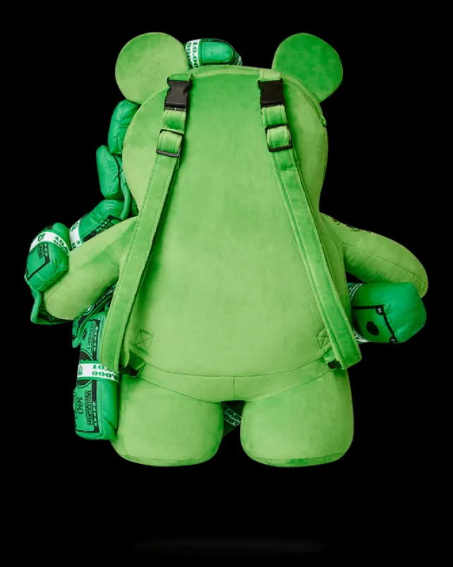 TEDDY BEAR BACKPACKS|BACKPACKS>SPRAYGROUND MONEYBEAR ZILLIONS TEDDYBEAR BACKPACK