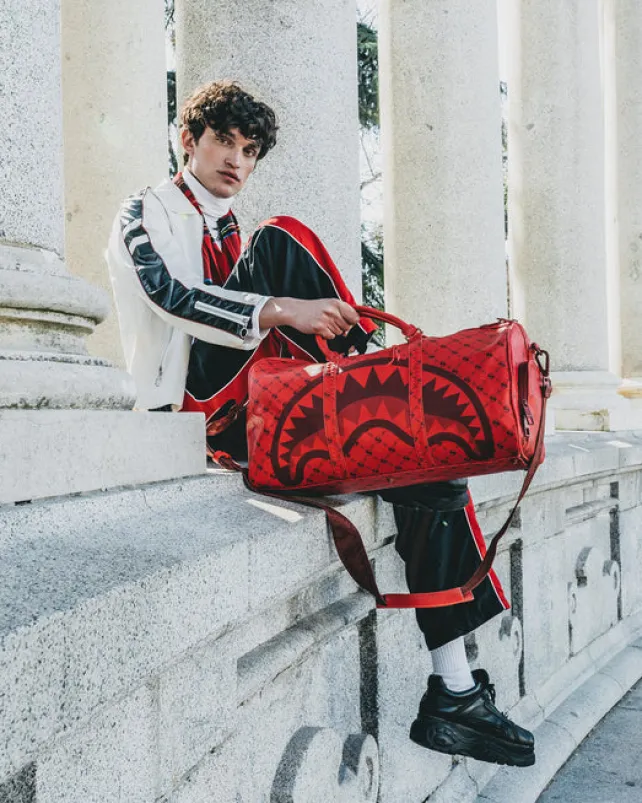 DUFFLES>SPRAYGROUND MONEYGRAM BRICK DUFFLE