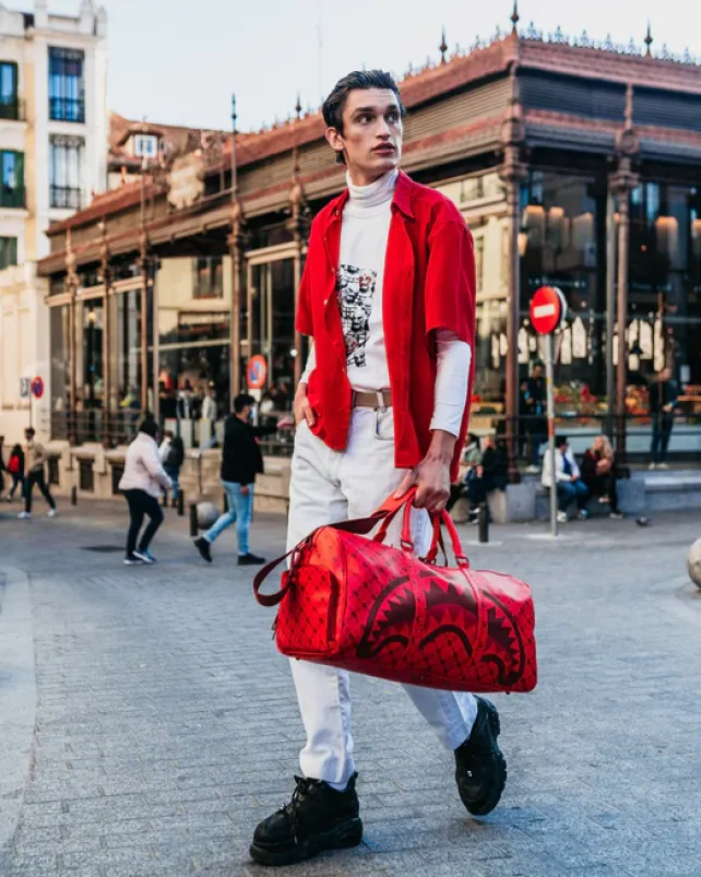 DUFFLES>SPRAYGROUND MONEYGRAM BRICK DUFFLE