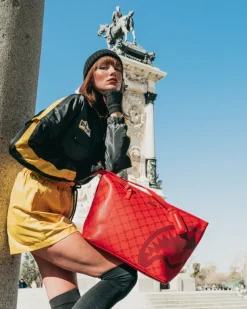 TOTES>SPRAYGROUND MONEYGRAM BRICK TOTE