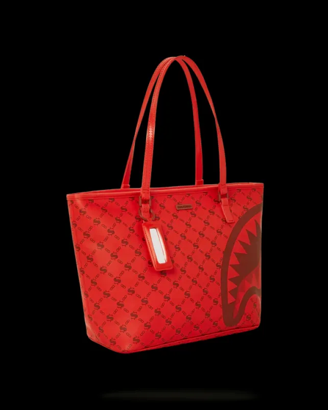 TOTES>SPRAYGROUND MONEYGRAM BRICK TOTE