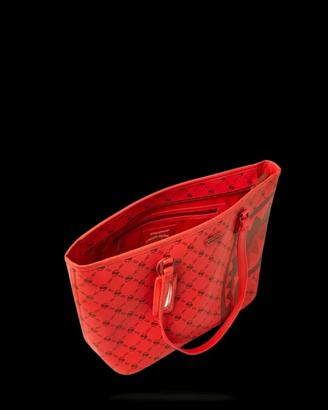 TOTES>SPRAYGROUND MONEYGRAM BRICK TOTE