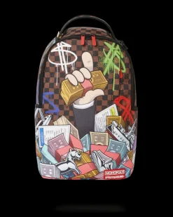 BACKPACKS>SPRAYGROUND MONOPOLY CAN NEVER BE TOO RICH (DLXV)