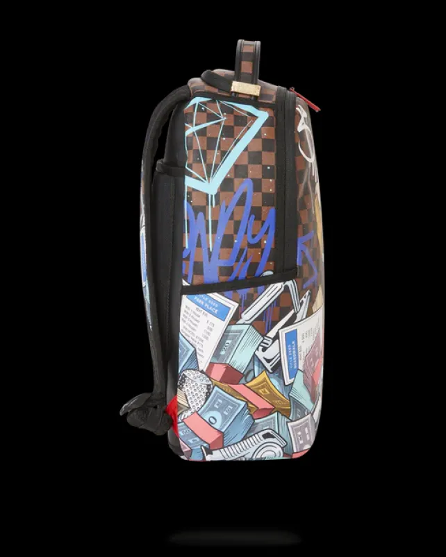 BACKPACKS>SPRAYGROUND MONOPOLY CAN NEVER BE TOO RICH (DLXV)