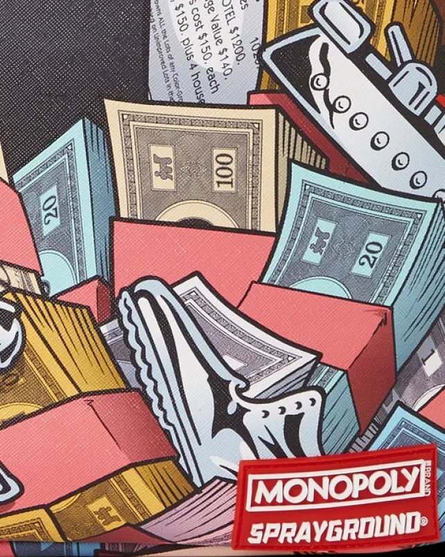 BACKPACKS>SPRAYGROUND MONOPOLY CAN NEVER BE TOO RICH (DLXV)