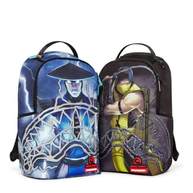 BACKPACKS>SPRAYGROUND MORTAL KOMBAT RAIDEN SHARKMOUTH (3M REFLECTIVE)