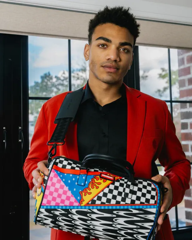DUFFLES>SPRAYGROUND MOSH PIT MINI DUFFLE