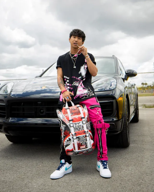 HILLS|BACKPACKS>SPRAYGROUND MYSTERIOUS MASTERMIND HILLS BACKPACK
