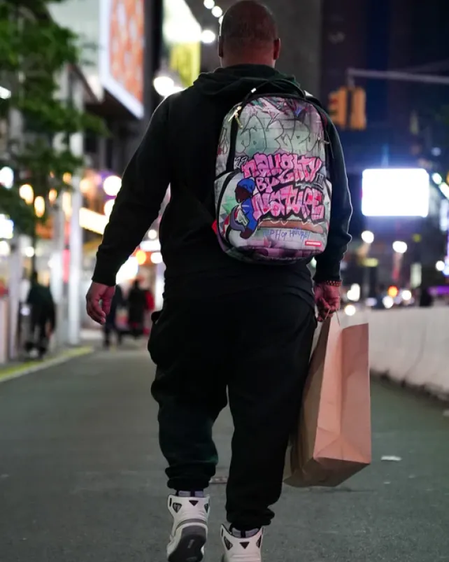 BACKPACKS>SPRAYGROUND NAUGHTY BY NATURE HIP HOP HOORAY 30TH ANNIVERSARY COLLAB BACKPACK