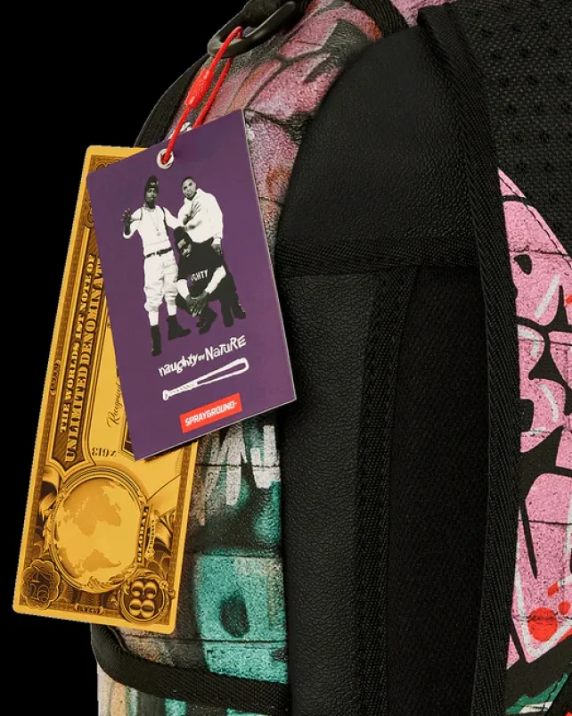 BACKPACKS>SPRAYGROUND NAUGHTY BY NATURE HIP HOP HOORAY 30TH ANNIVERSARY COLLAB BACKPACK