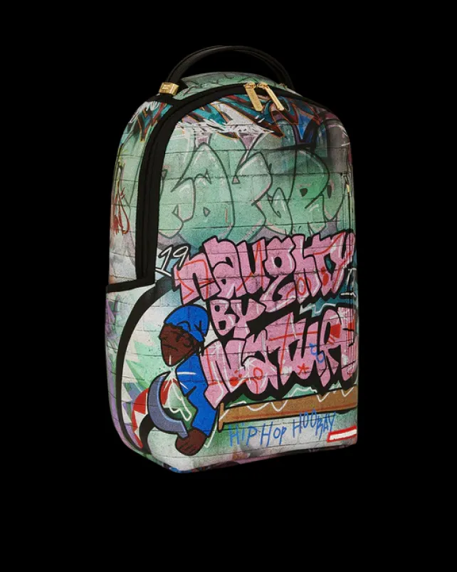 BACKPACKS>SPRAYGROUND NAUGHTY BY NATURE HIP HOP HOORAY 30TH ANNIVERSARY COLLAB BACKPACK