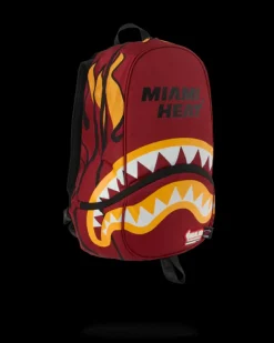 BACKPACKS>SPRAYGROUND NBALAB: MIAMI HEAT TRAINER BACKPACK