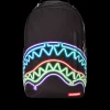 BACKPACKS>SPRAYGROUND NEON SHARK
