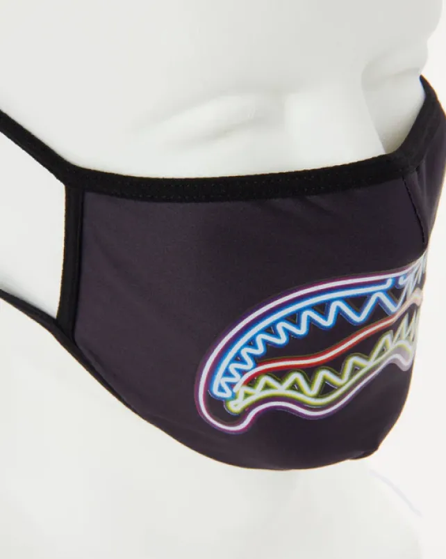 FACE MASKS>SPRAYGROUND NEON SHARK FORM-FITTING MASK