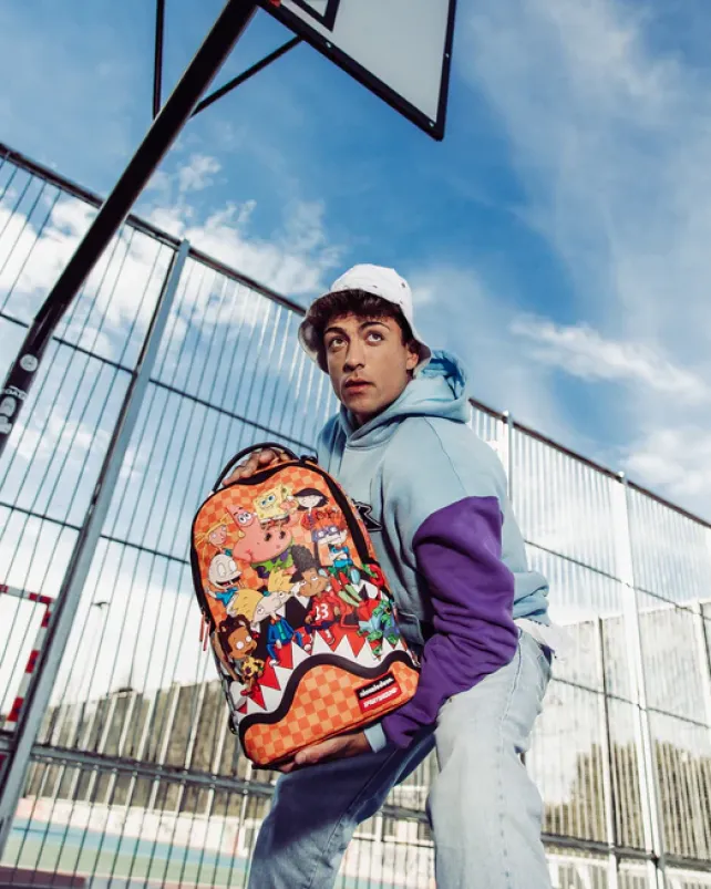 BACKPACKS>SPRAYGROUND NICKELODEON SHARK FEAST BACKPACK (DLXV)