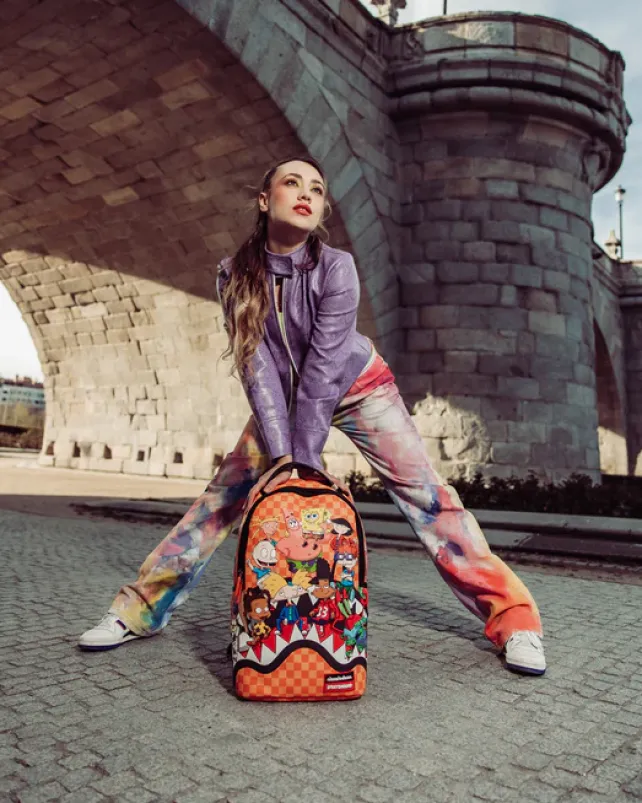 BACKPACKS>SPRAYGROUND NICKELODEON SHARK FEAST BACKPACK (DLXV)