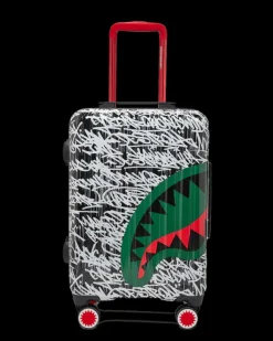 CARRY-ON LUGGAGE>SPRAYGROUND NIGHT NIGHT SHARKNAUTICS HARDSHELL CARRY-ON LUGGAGE