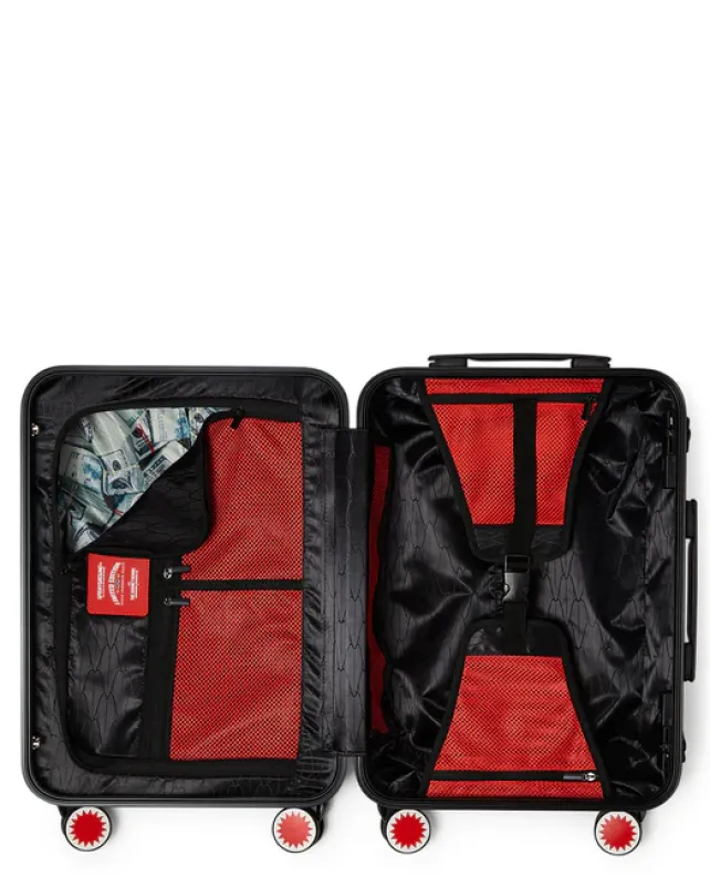 CARRY-ON LUGGAGE>SPRAYGROUND NIGHT NIGHT SHARKNAUTICS HARDSHELL CARRY-ON LUGGAGE