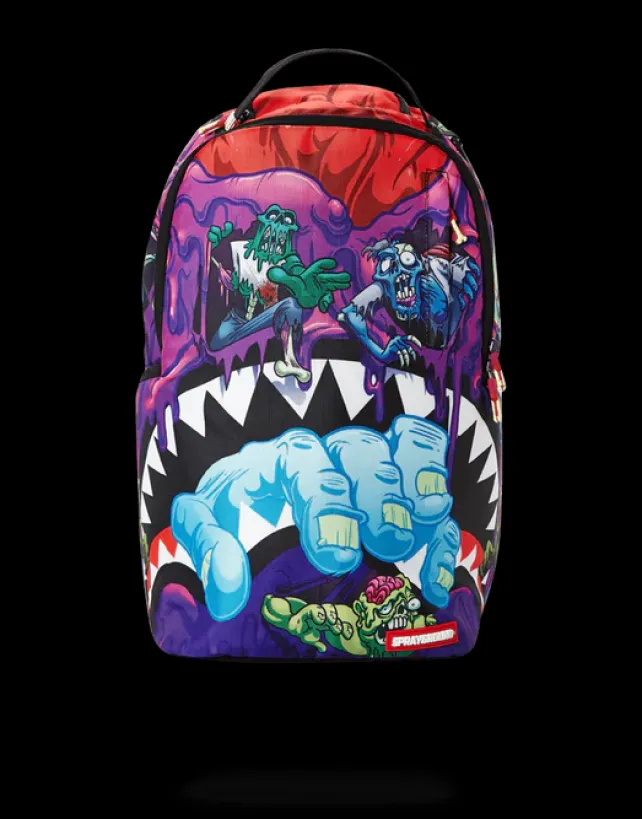 BACKPACKS>SPRAYGROUND NIGHT OF THE ZOMBIE SHARK
